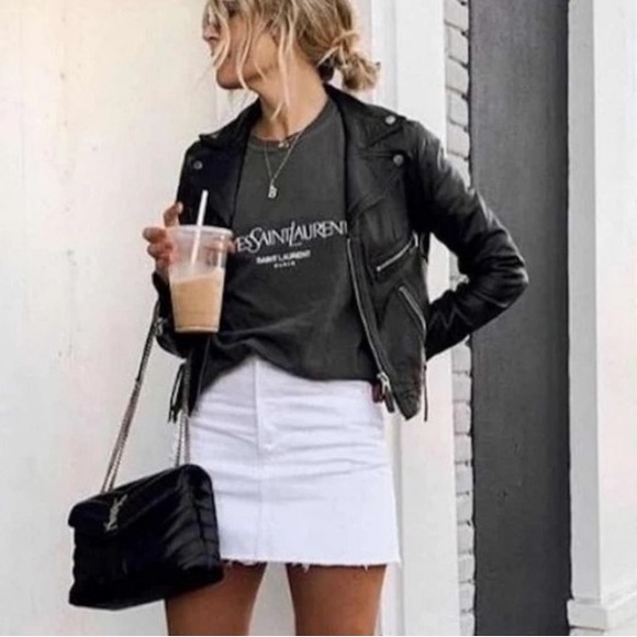 Zara Denim Mini Skirt - Picture 1 of 14